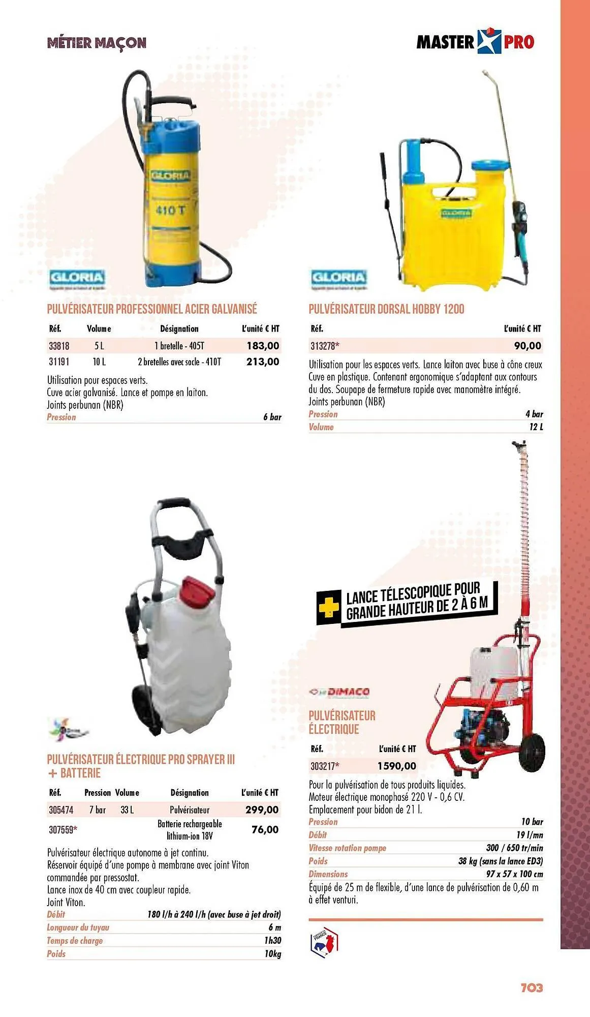 Catalogue Master Pro du 3 janvier au 31 décembre 2025 - Catalogue page 705