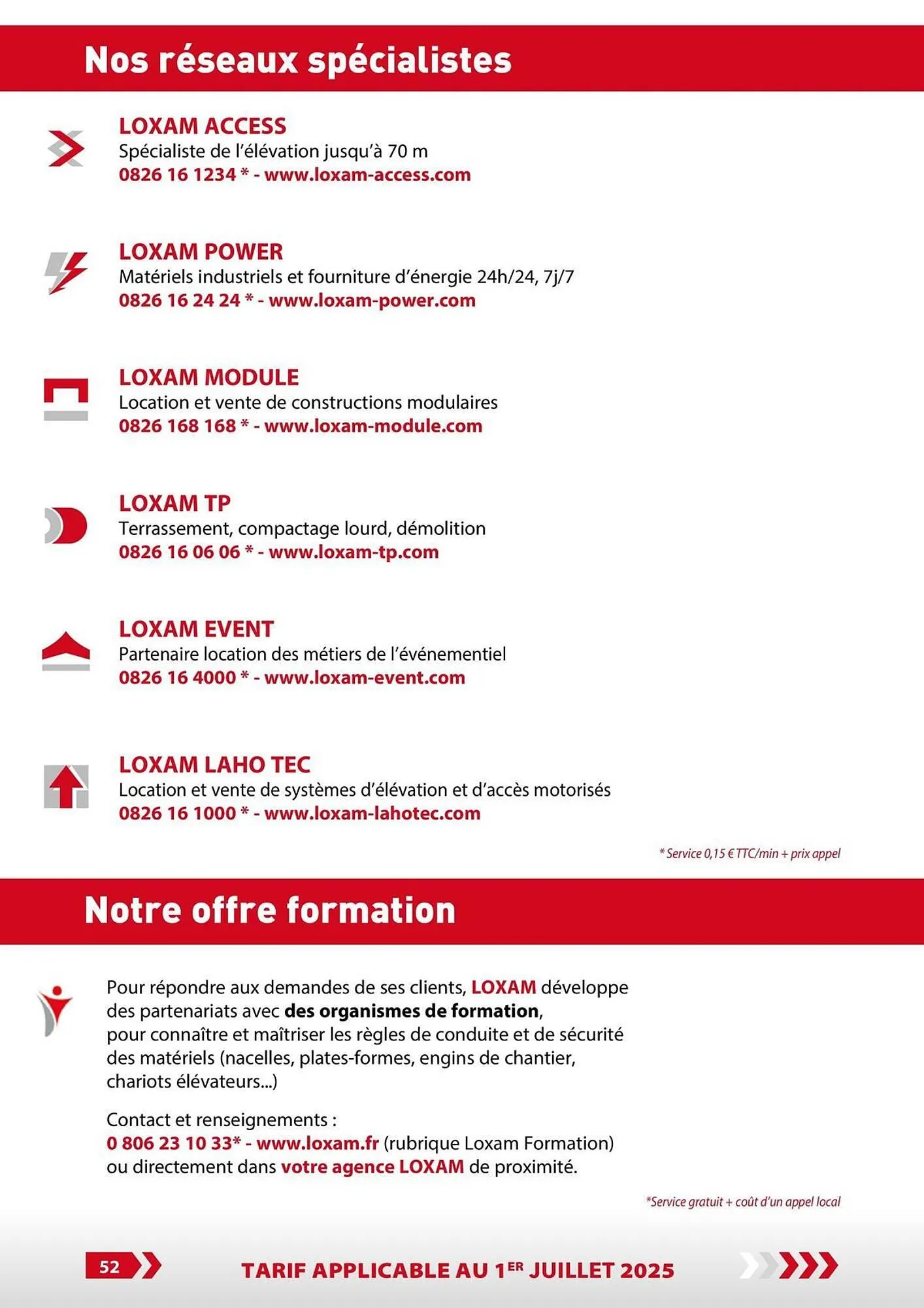 Catalogue Loxam du 1 juillet au 31 juillet 2025 - Catalogue page 54