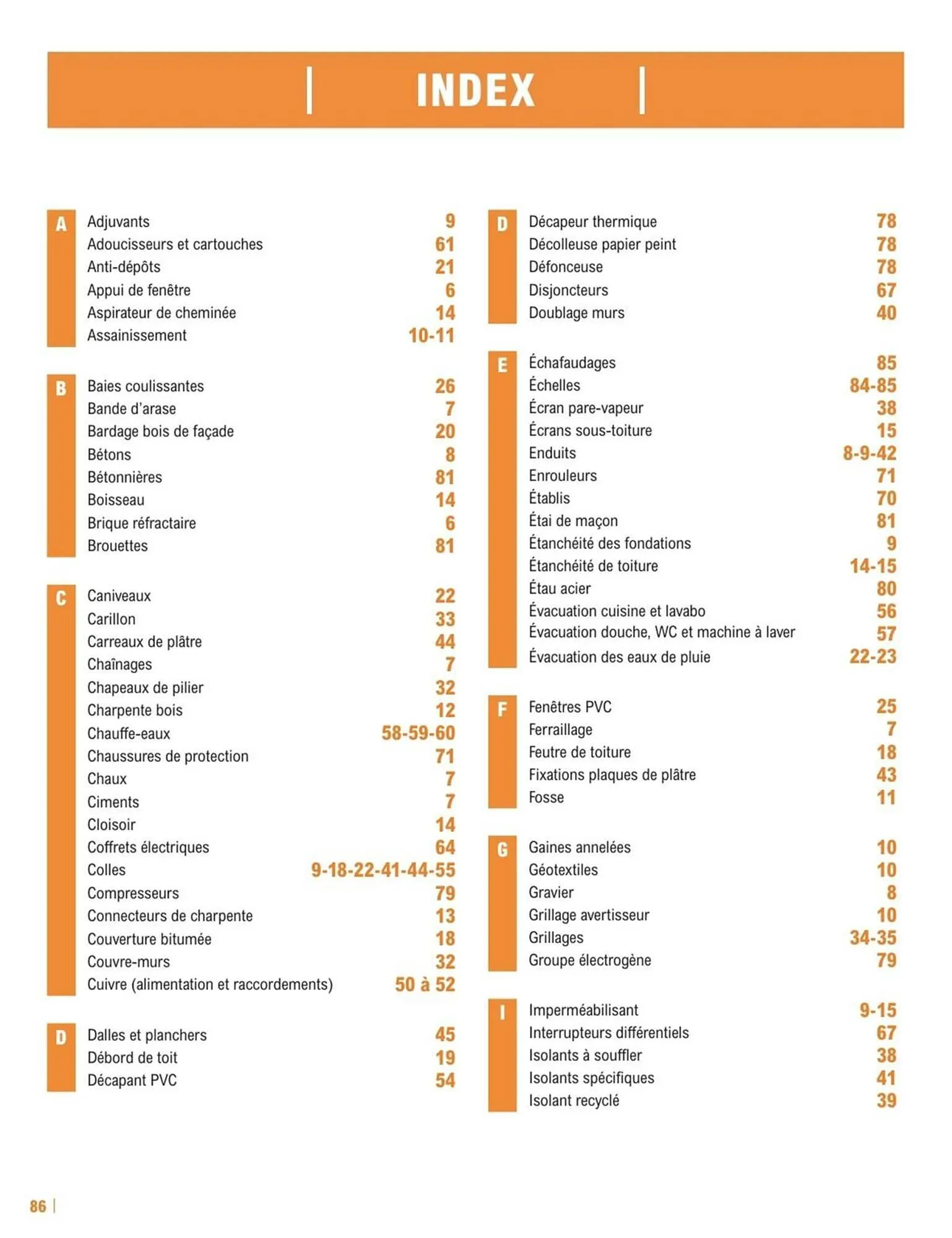 Catalogue E.Leclerc Brico du 28 mai au 31 décembre 2025 - Catalogue page 86