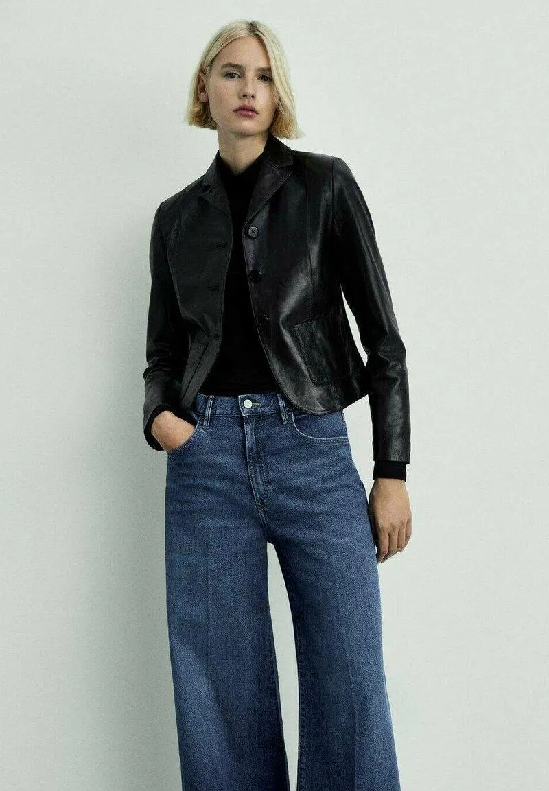 Wide Leg - blue denim