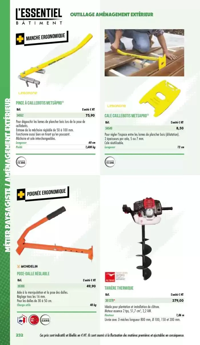 Essentiel Batiment 2025 du 3 janvier au 31 décembre 2025 - Catalogue page 234
