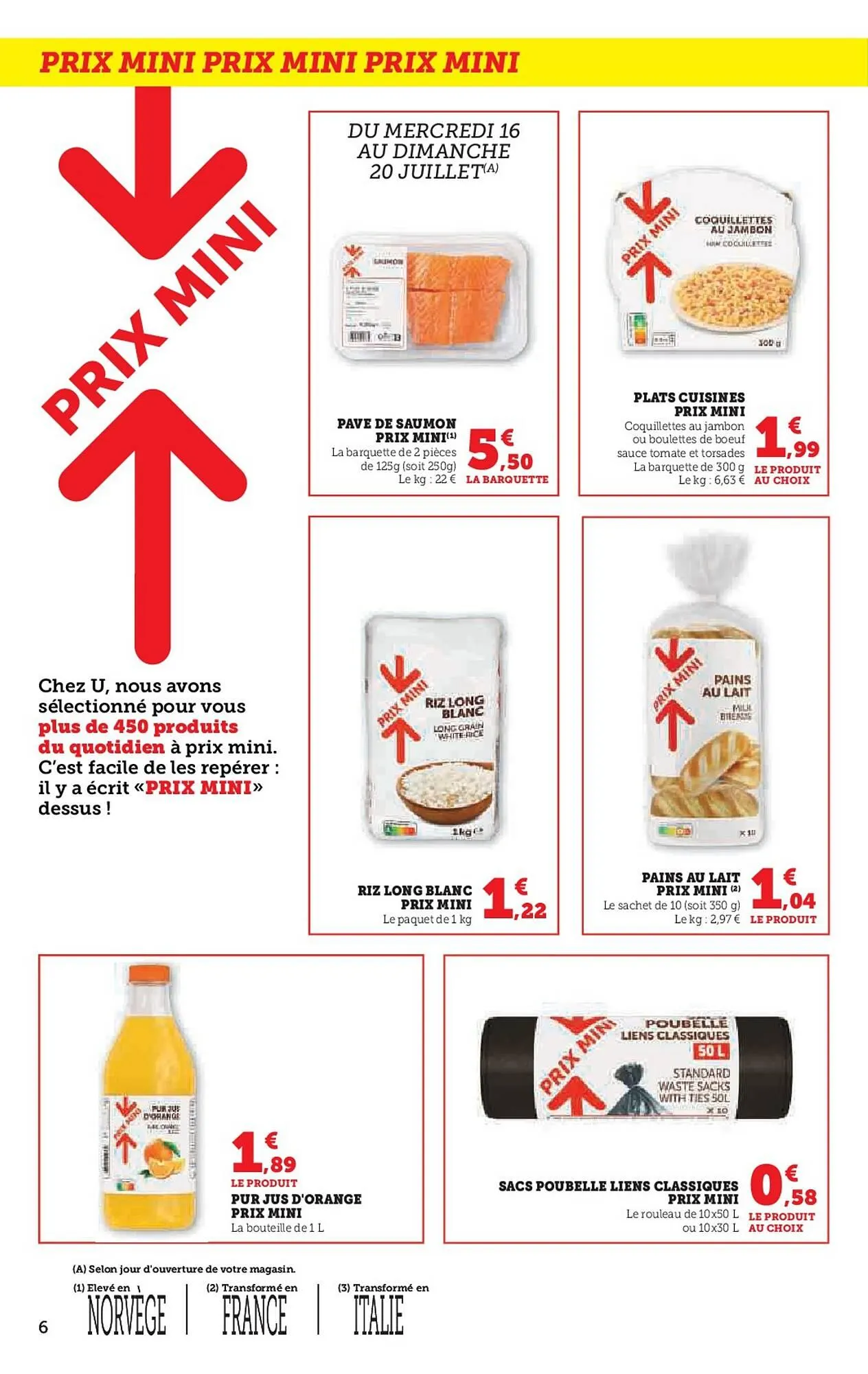 Catalogue Super U du 16 juillet au 27 juillet 2025 - Catalogue page 6