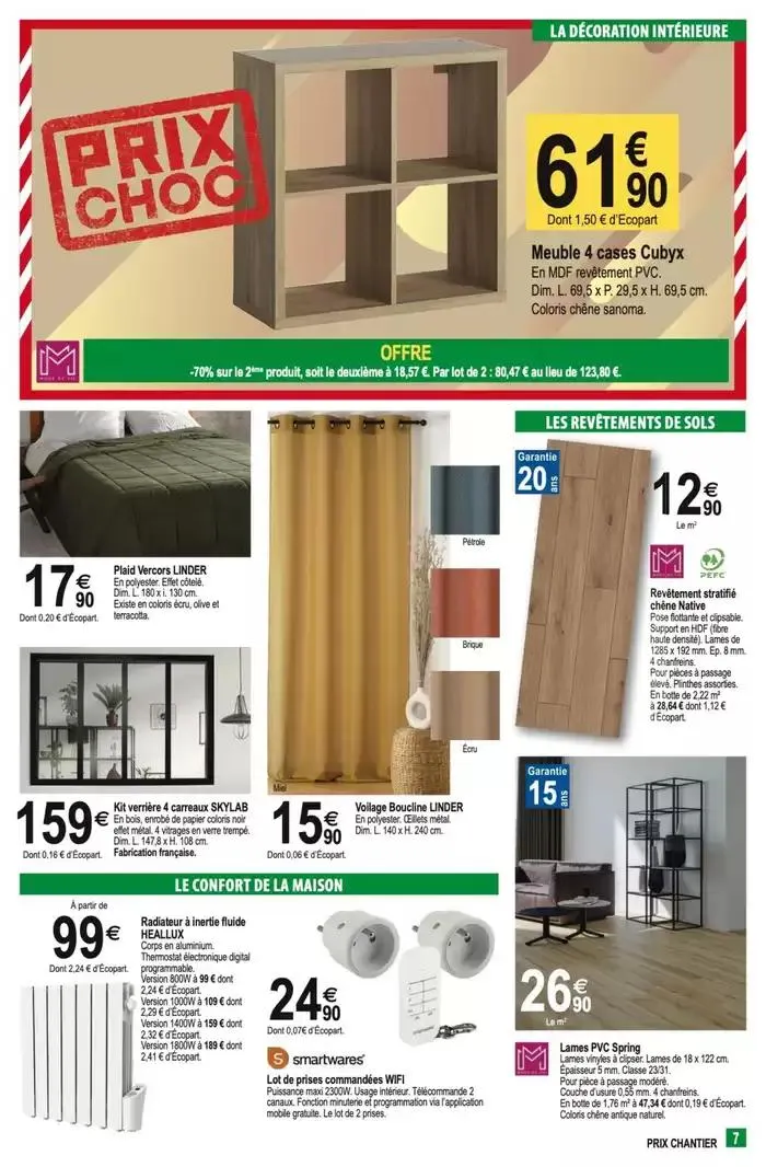Prix Chantier du 5 mars au 16 mars 2025 - Catalogue page 7