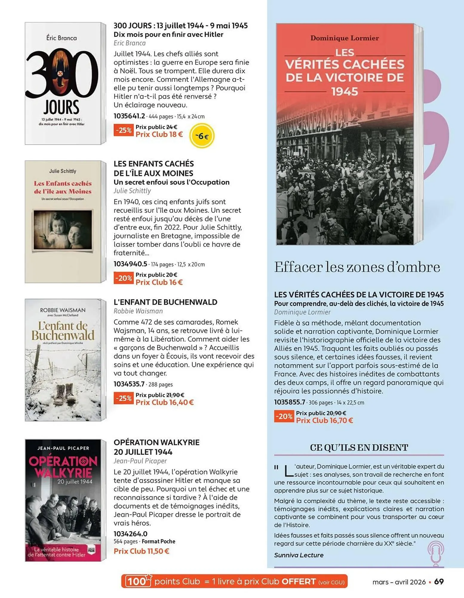 Catalogue France Loisirs du 2 mars au 30 avril 2026 - Catalogue page 69