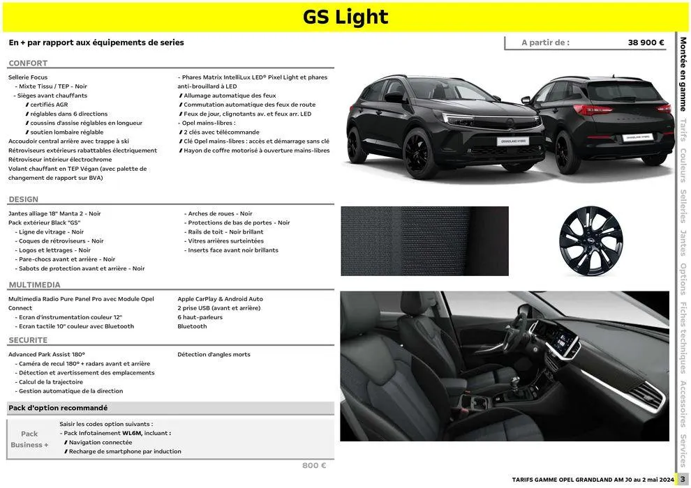 Opel Nouveau Grandland du 3 mai au 3 mai 2025 - Catalogue page 4