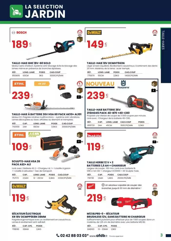 Sélection Jardin Printemps - Été du 28 mars au 26 mai 2025 - Catalogue page 3