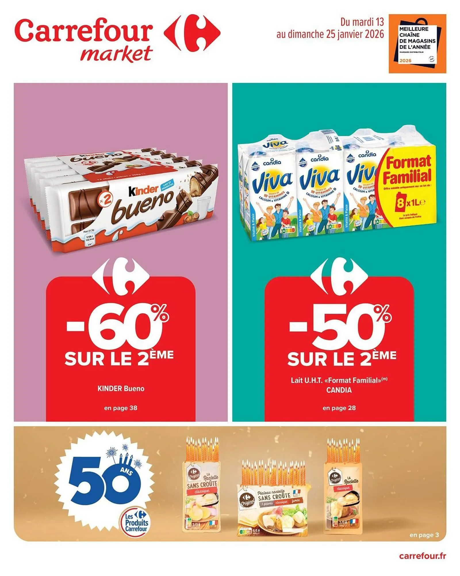 Catalogue Carrefour Market du 13 janvier au 25 janvier 2026 - Catalogue page 1