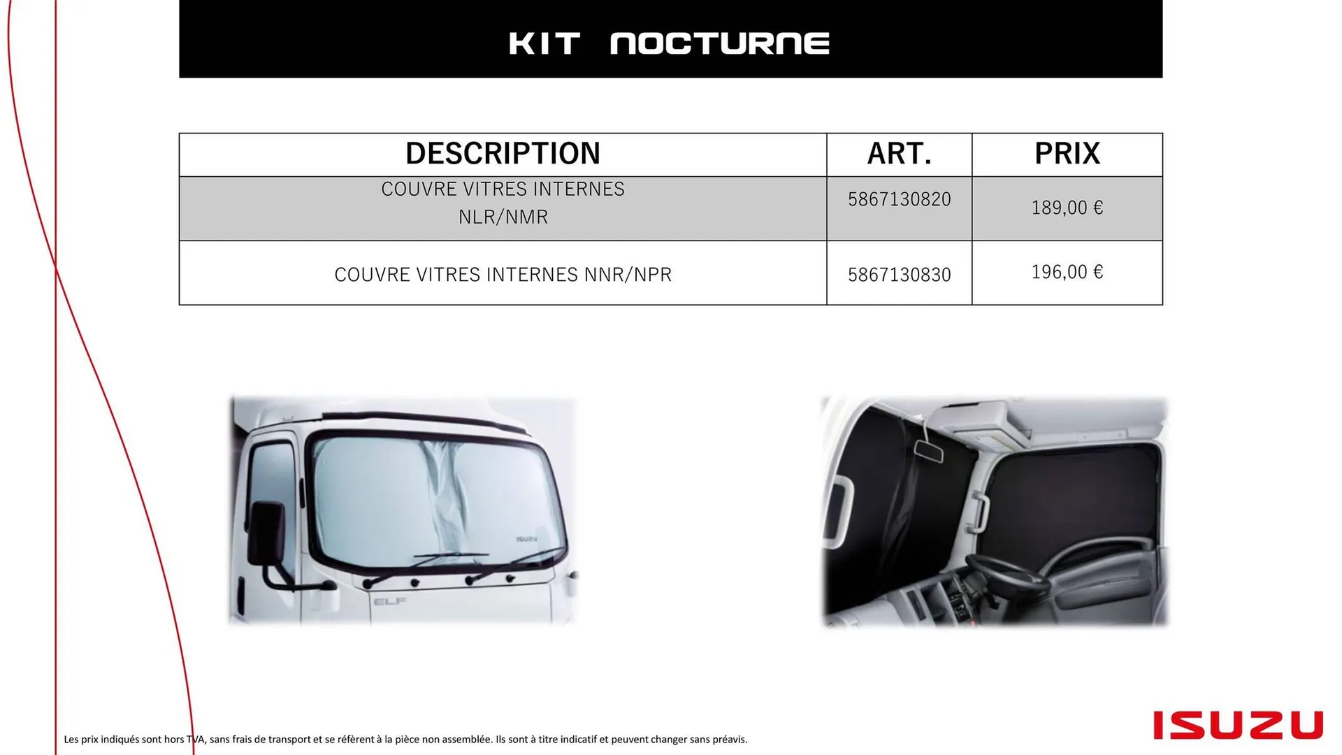 Catalogue Isuzu du 11 novembre au 30 avril 2026 - Catalogue page 29