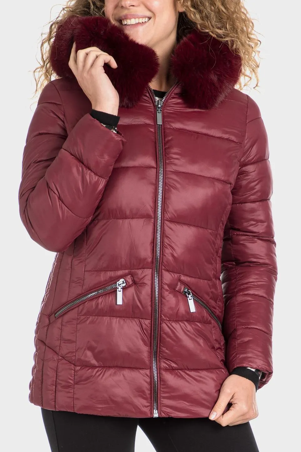 Parka capuche fourrure