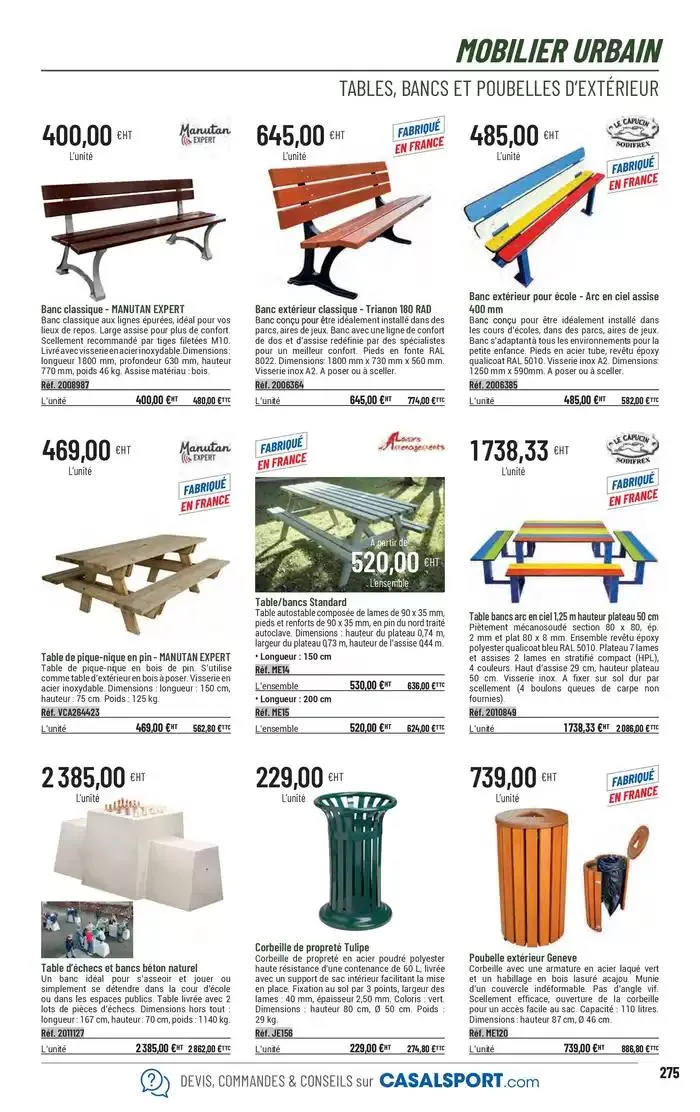 ÉQUIPEMENT SPORTIF du 6 mars au 31 décembre 2025 - Catalogue page 247