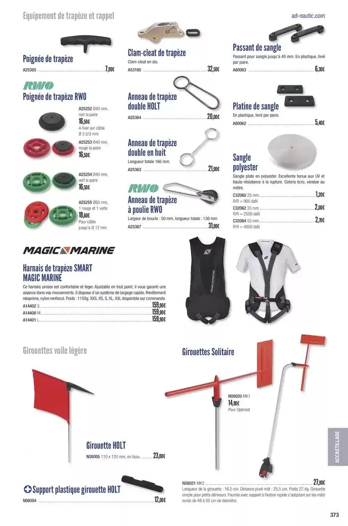 Catalogue Accastillage Diffusion 2025 du 1 janvier au 31 décembre 2025 - Catalogue page 375