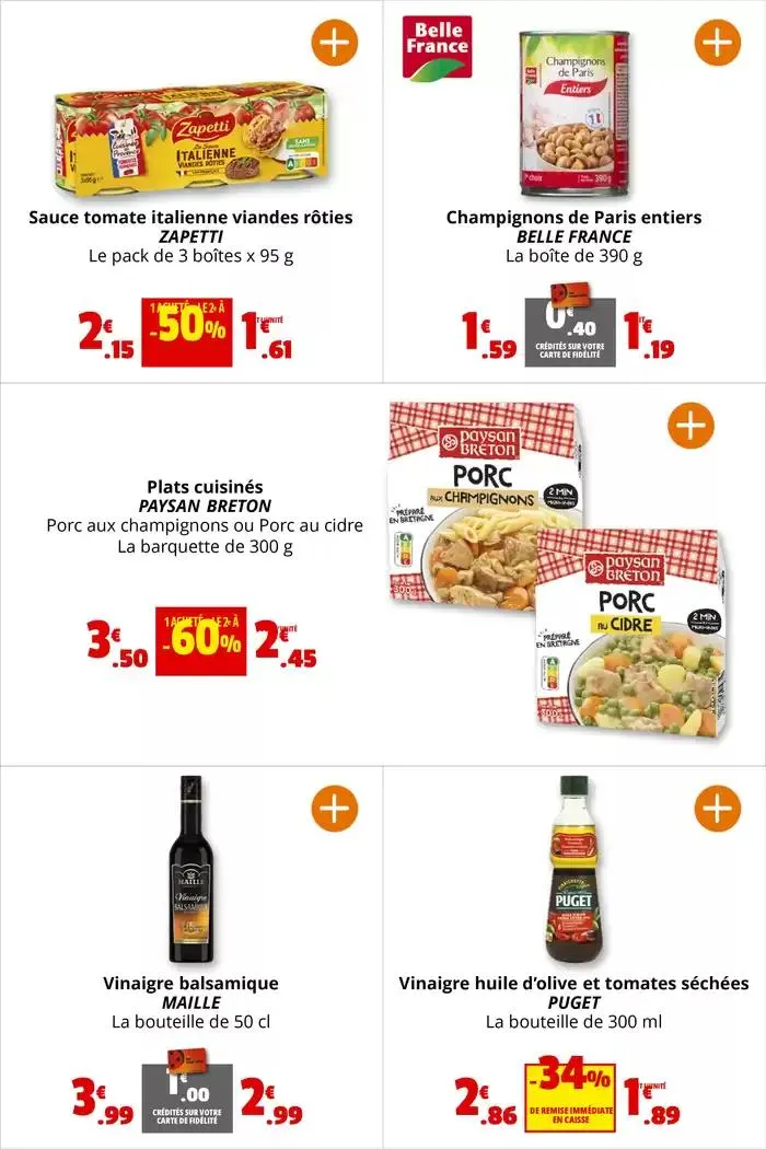 LA CHASSE AUX PROMOS EST OUVERTE ! du 9 avril au 21 avril 2025 - Catalogue page 34