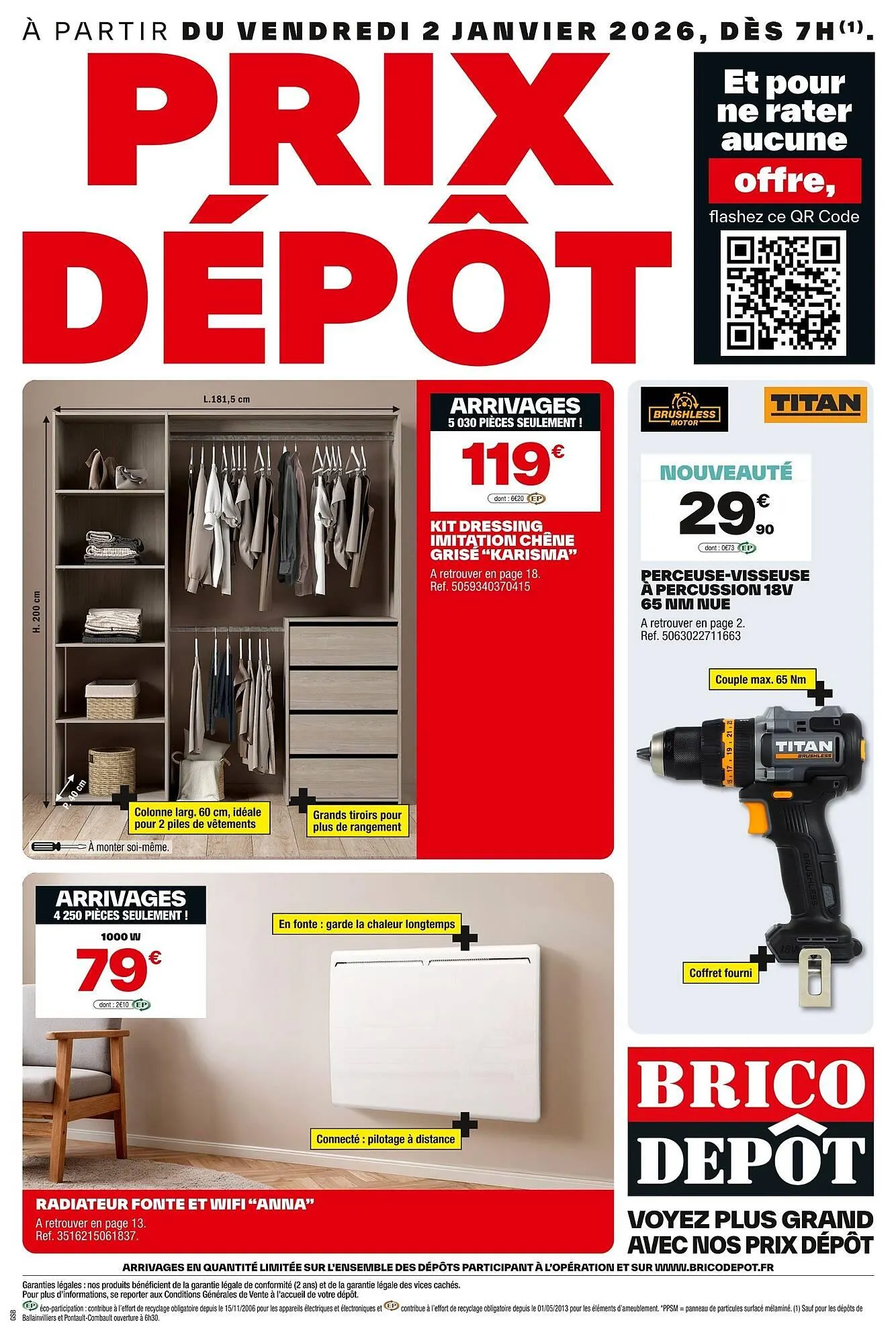 Catalogue Brico Dépôt du 2 janvier au 29 janvier 2026 - Catalogue page 1