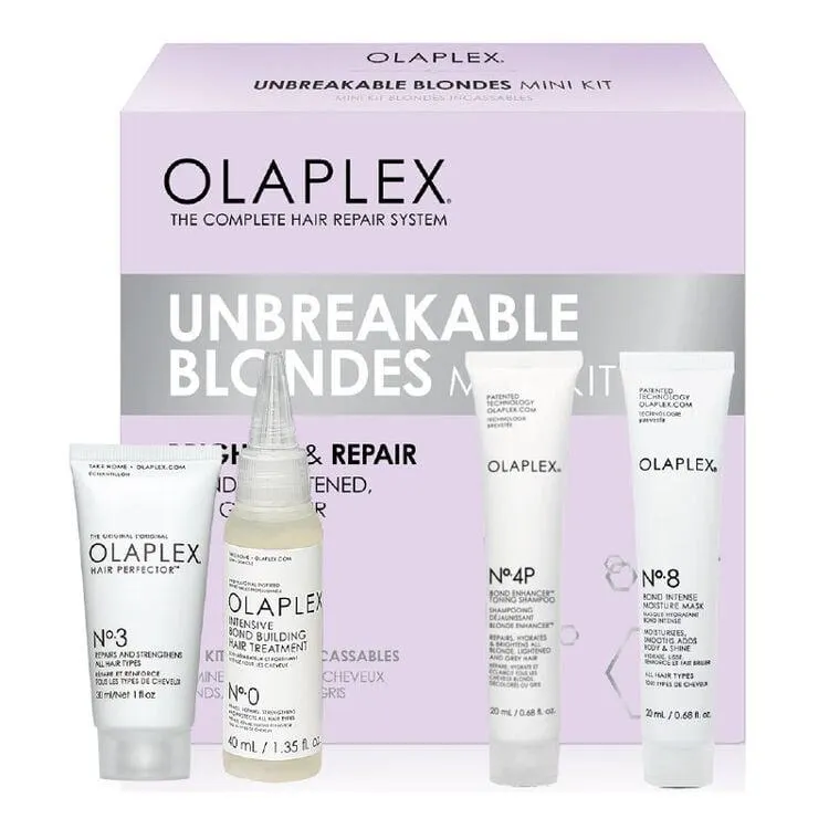 Unbreakable Blondes mini kit pour cheveux blonds et fragiles