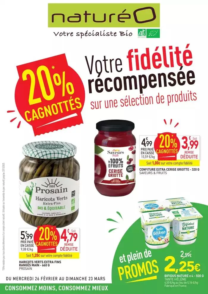 Votre fidélité récompensée sur une sélection de produits du 25 février au 23 mars 2025 - Catalogue page 1