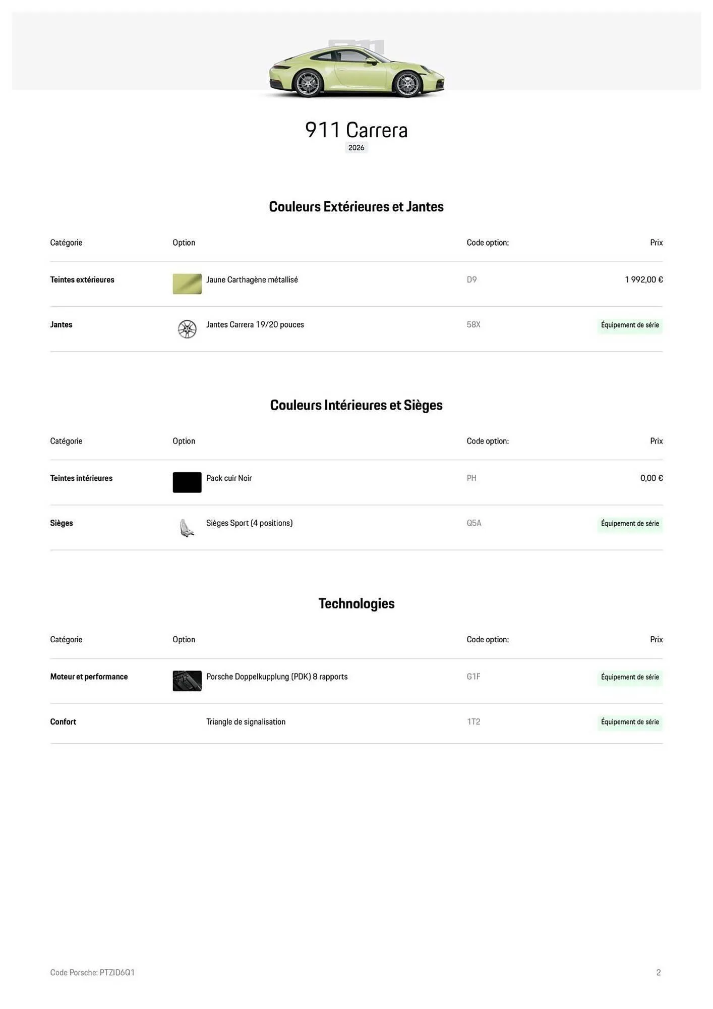 Catalogue Porsche du 24 octobre au 31 décembre 2025 - Catalogue page 2