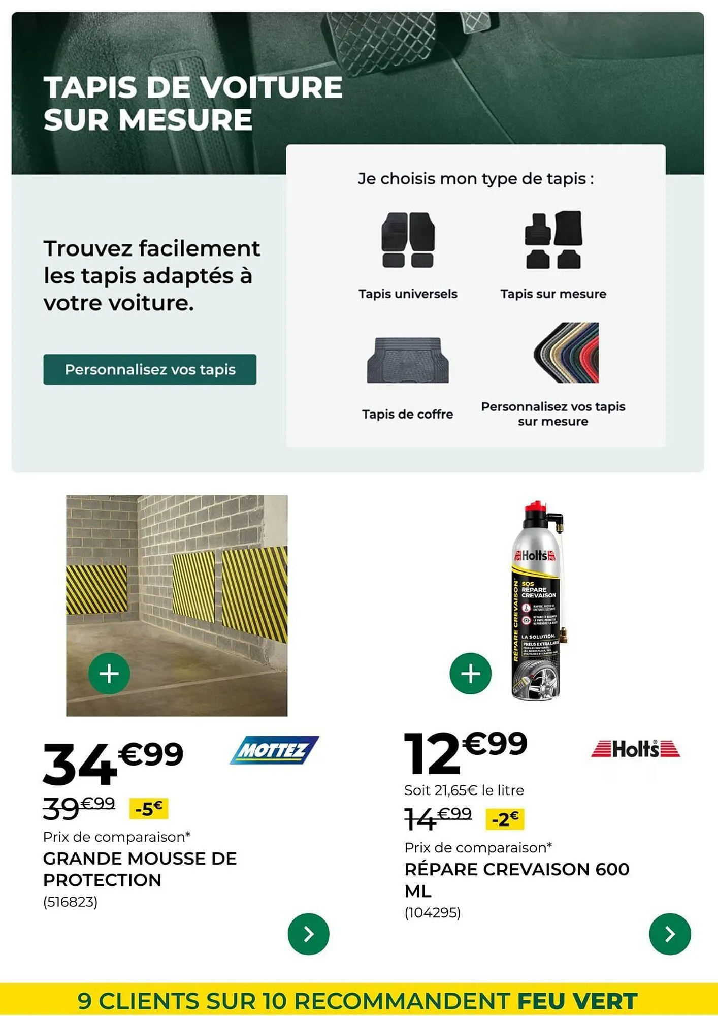 Catalogue Feu Vert du 24 septembre au 21 octobre 2025 - Catalogue page 10