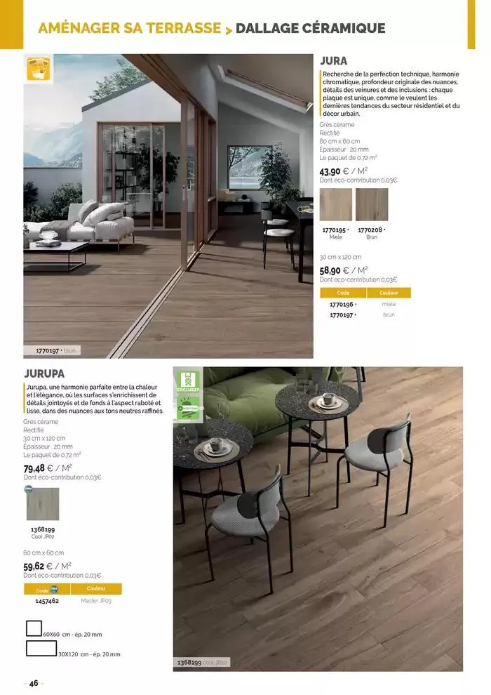 Aménagements Extérieurs 2025 du 30 avril au 31 décembre 2025 - Catalogue page 46