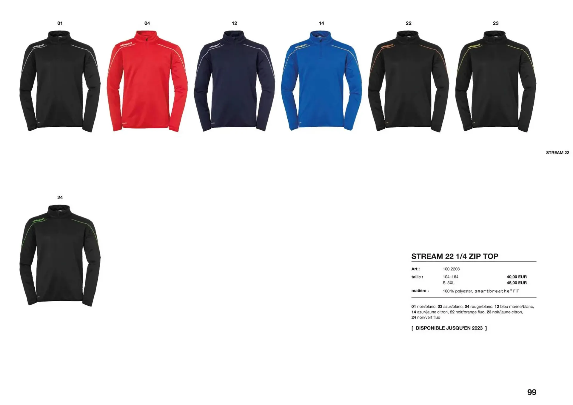 Catalogue Uhlsport du 1 mars au 31 décembre 2023 - Catalogue page 99