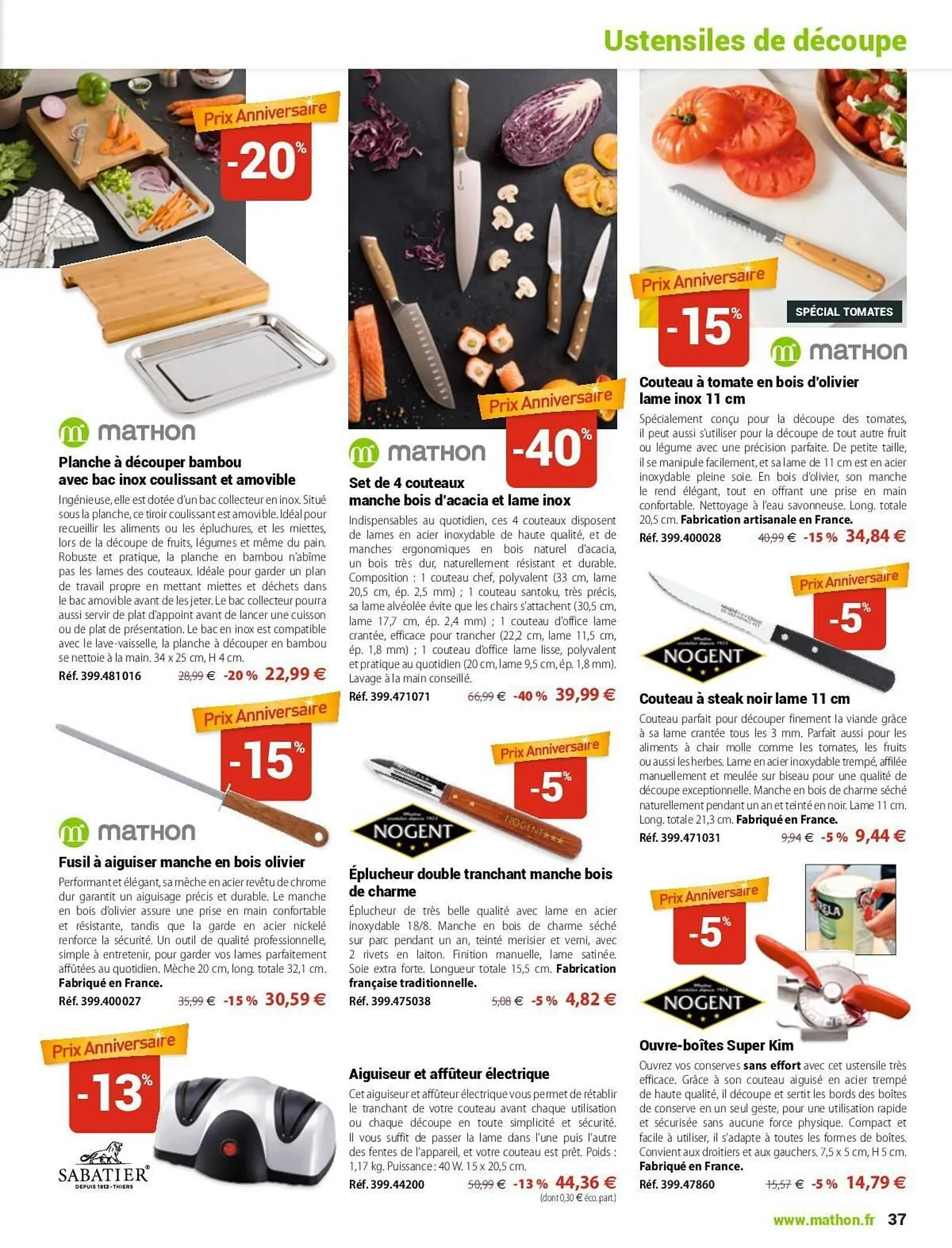 Catalogue Mathon du 12 septembre au 31 décembre 2025 - Catalogue page 37