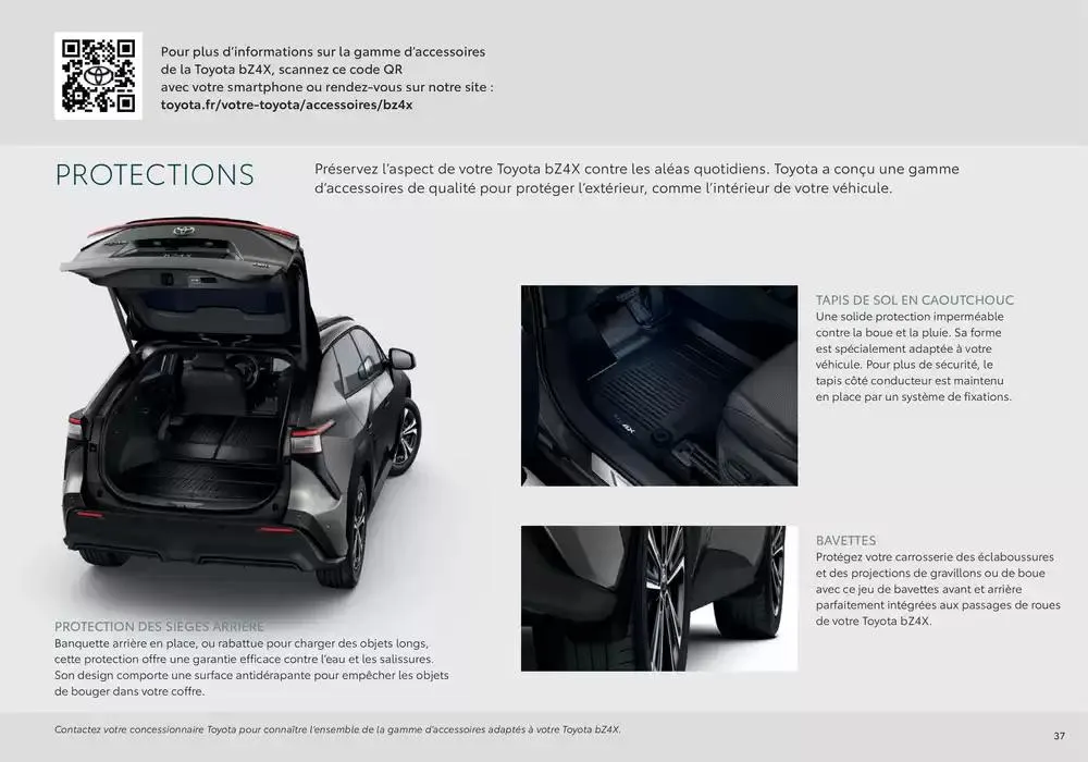 Toyota bZ4X  du 7 janvier au 7 janvier 2026 - Catalogue page 37