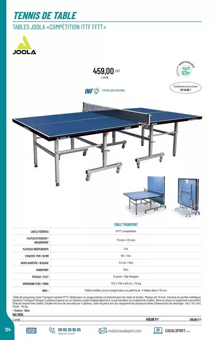 ÉQUIPEMENT SPORTIF du 6 mars au 31 décembre 2025 - Catalogue page 96