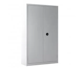 Armoire haute à portes battantes monobloc L120 x H198 - PIERRE HENRY - Gris