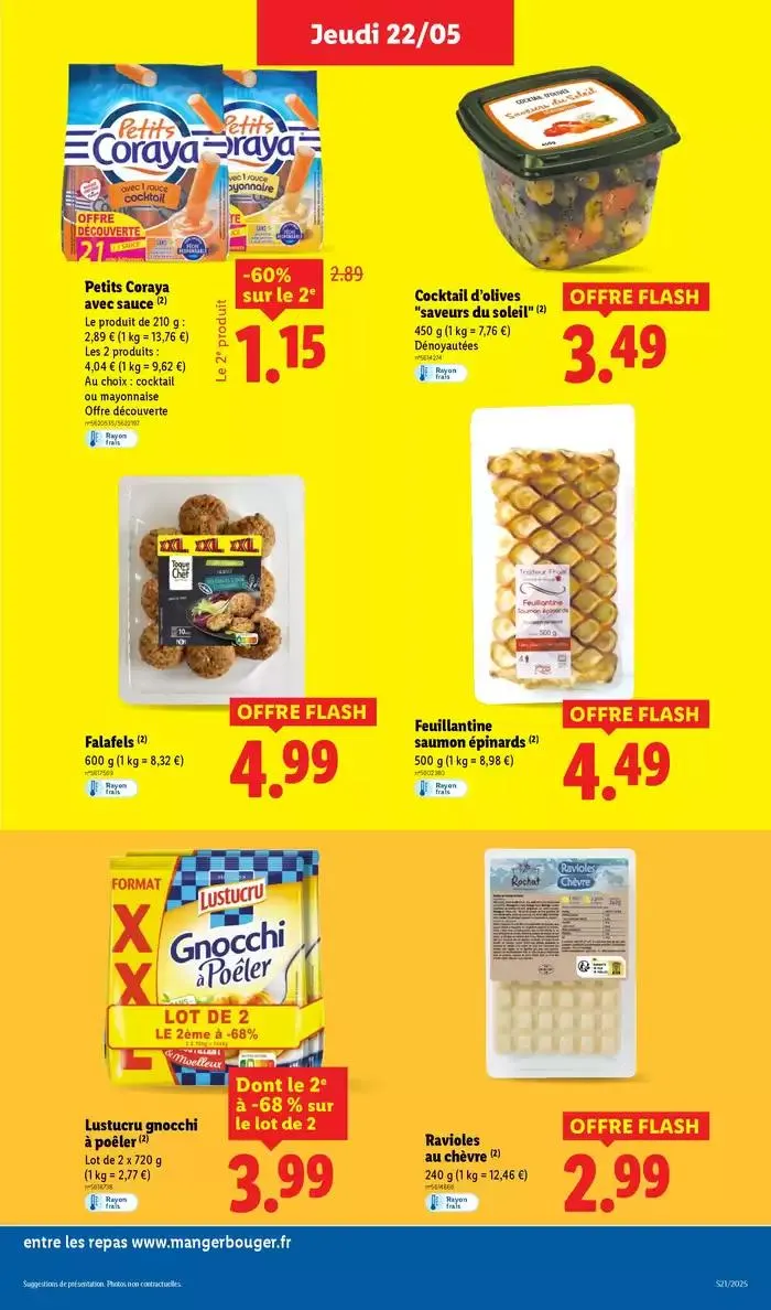 Faites votre plein de courses chez Lidl et profitez de nombreux produits à prix réduits ! du 22 mai au 28 mai 2025 - Catalogue page 17