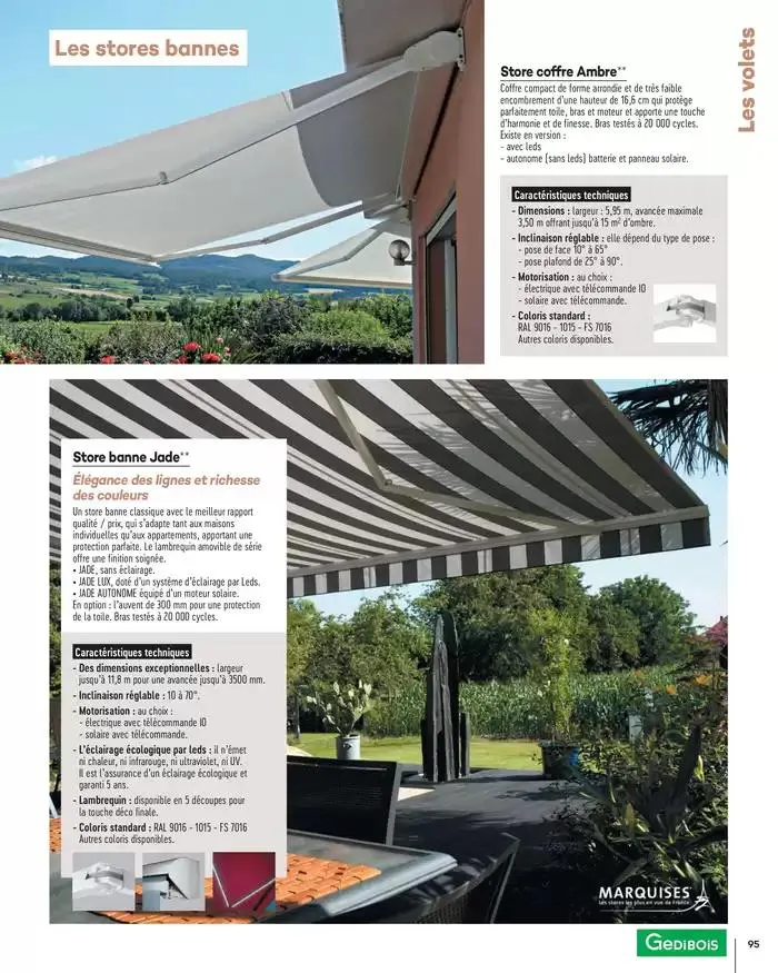 Menuiserie Extérieures 2025 du 1 janvier au 31 décembre 2025 - Catalogue page 95