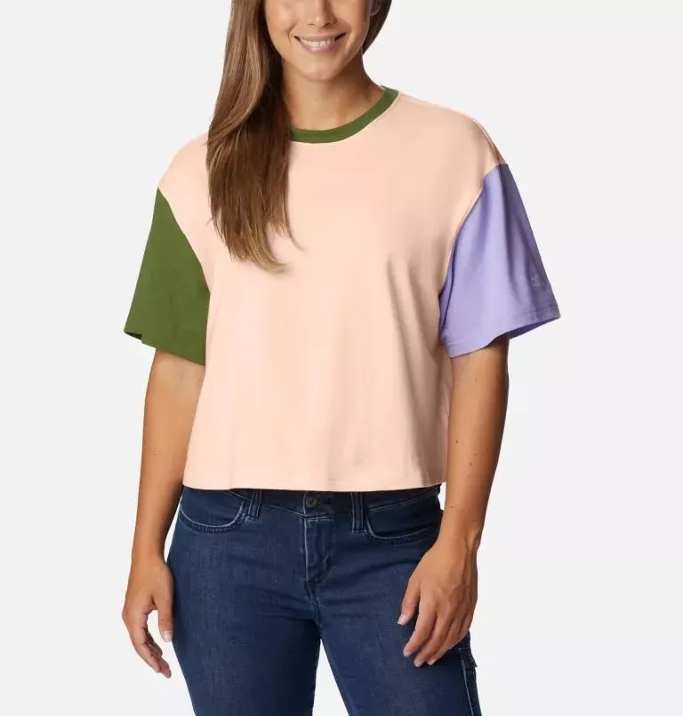 T-shirt Crop Colorblock Deschutes Valley™ Femme