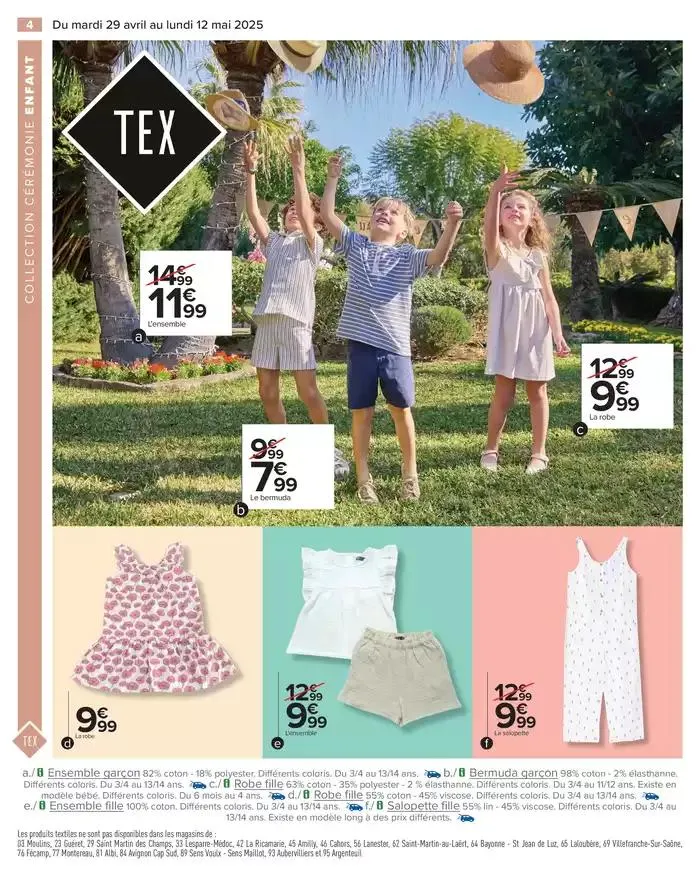 TEXTILE SPÉCIAL FÊTES du 29 avril au 12 mai 2025 - Catalogue page 6
