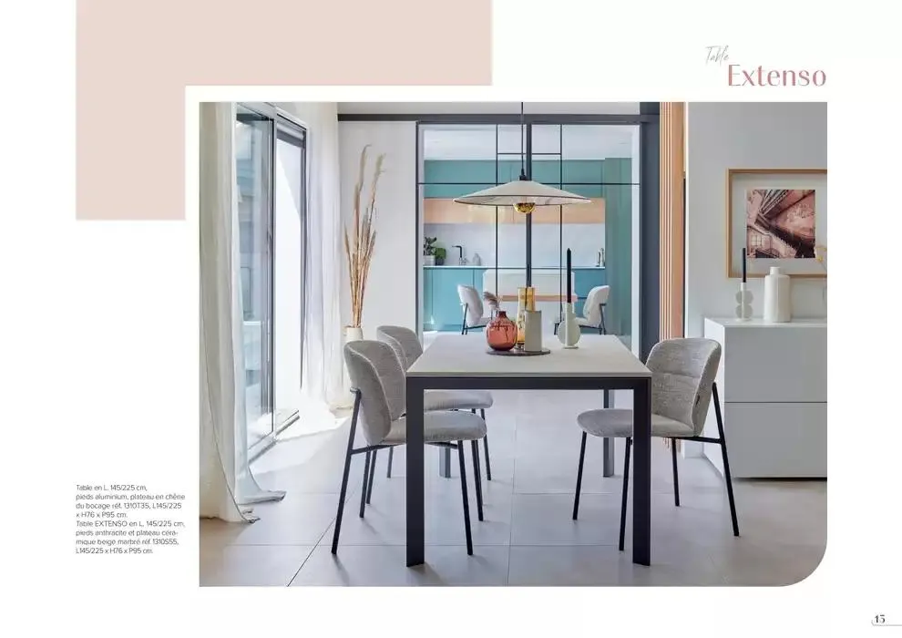 Collection Tables & chaises du 14 janvier au 31 décembre 2025 - Catalogue page 13