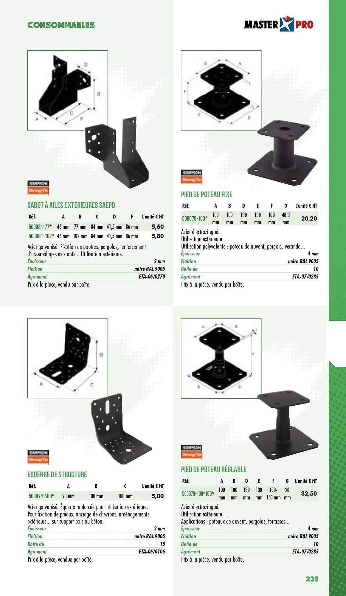 Catalogue Master Pro du 3 janvier au 31 décembre 2025 - Catalogue page 237