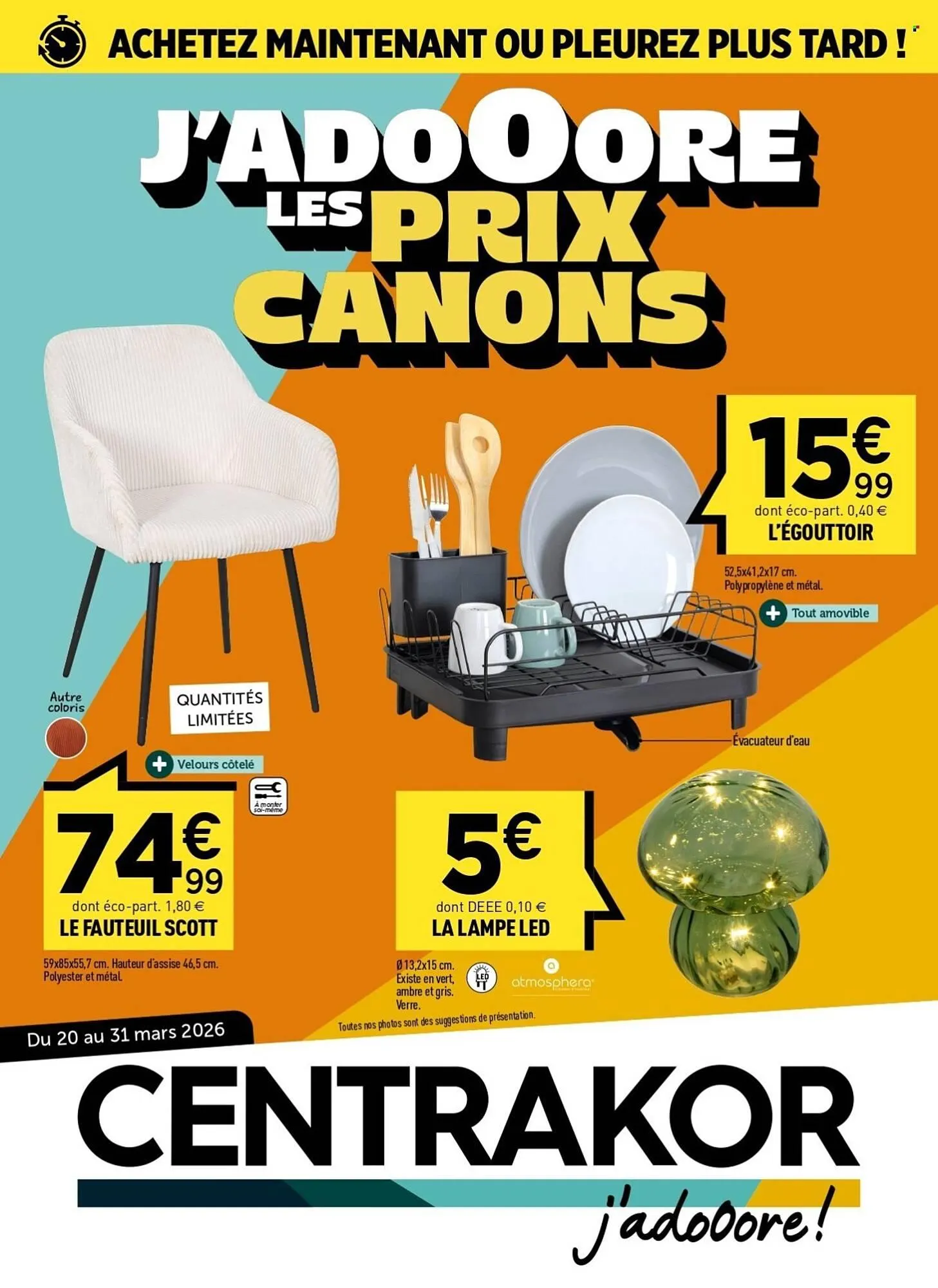 Catalogue Centrakor du 20 mars au 31 mars 2026 - Catalogue page 1