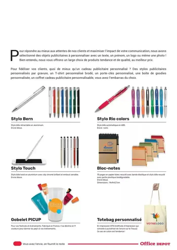 Catalogue Services Imprimerie 2025 du 16 avril au 31 décembre 2025 - Catalogue page 29