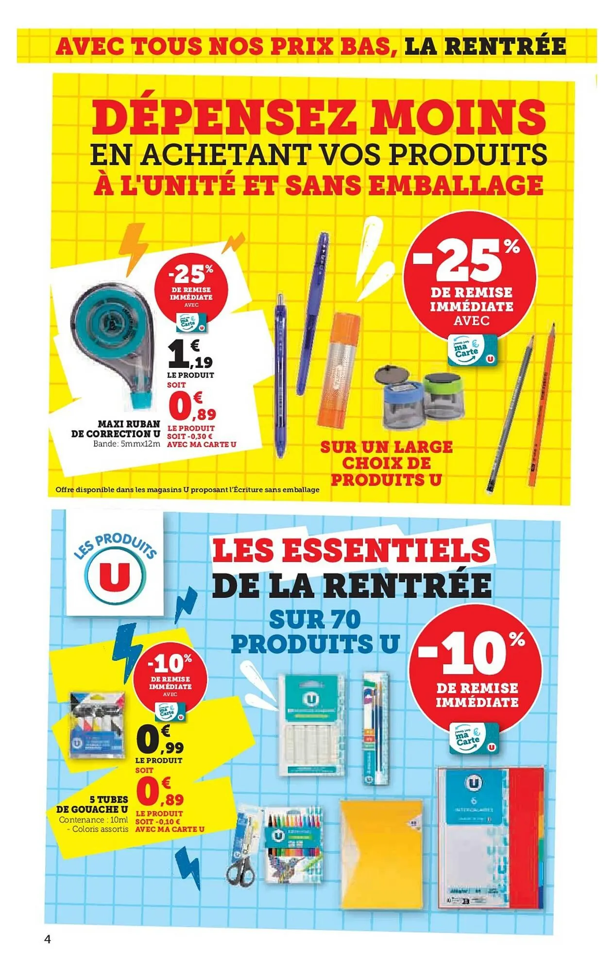 Catalogue Hyper U du 16 juillet au 10 août 2025 - Catalogue page 4