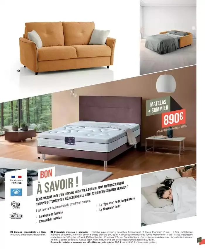 Jusqu'au 26 avril 2025, profitez d'une sélection de produits à prix d'exception dans votre magasin Gallery Tendances ! du 25 mars au 26 avril 2025 - Catalogue page 11