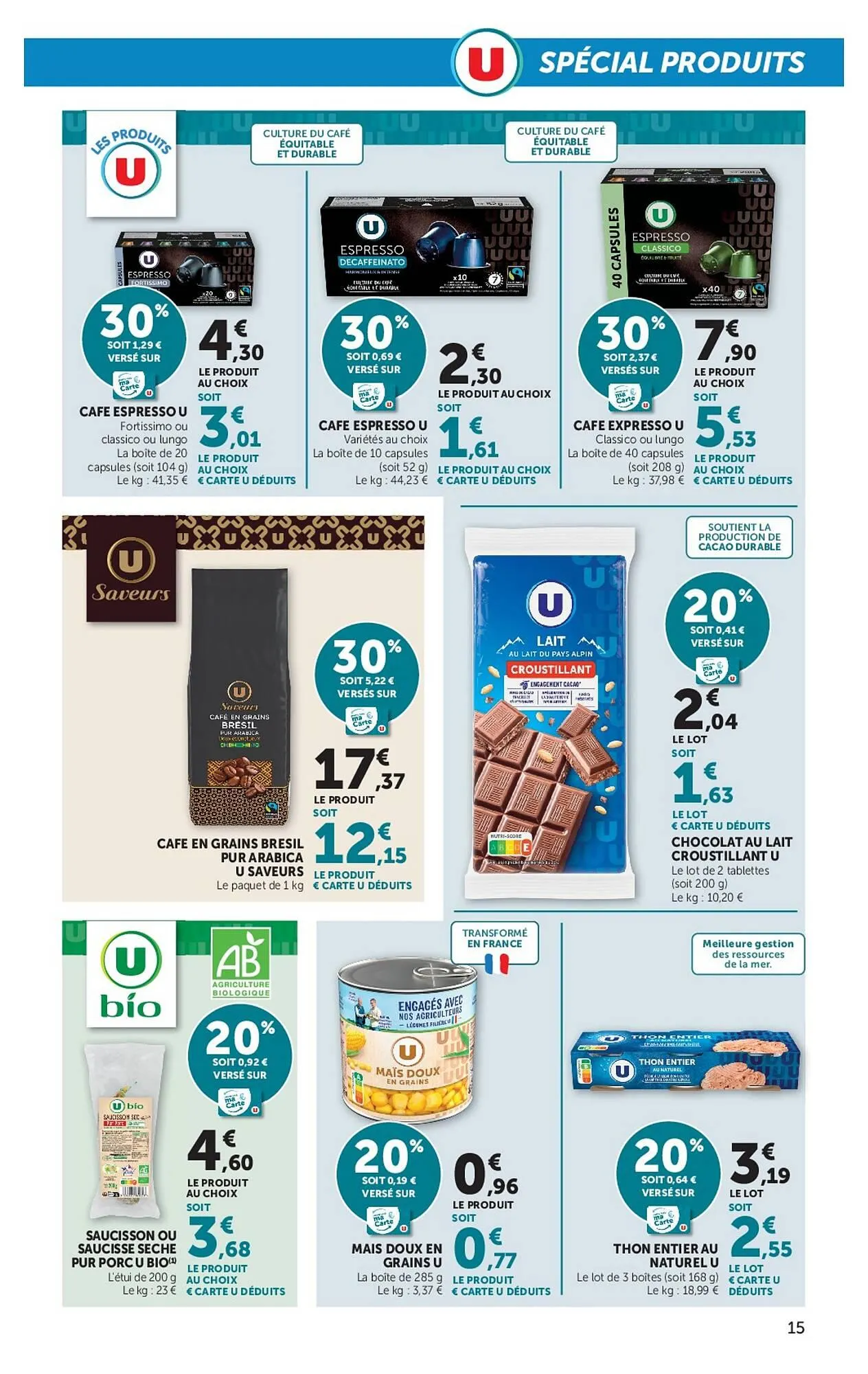 Catalogue Super U du 14 avril au 26 avril 2026 - Catalogue page 15