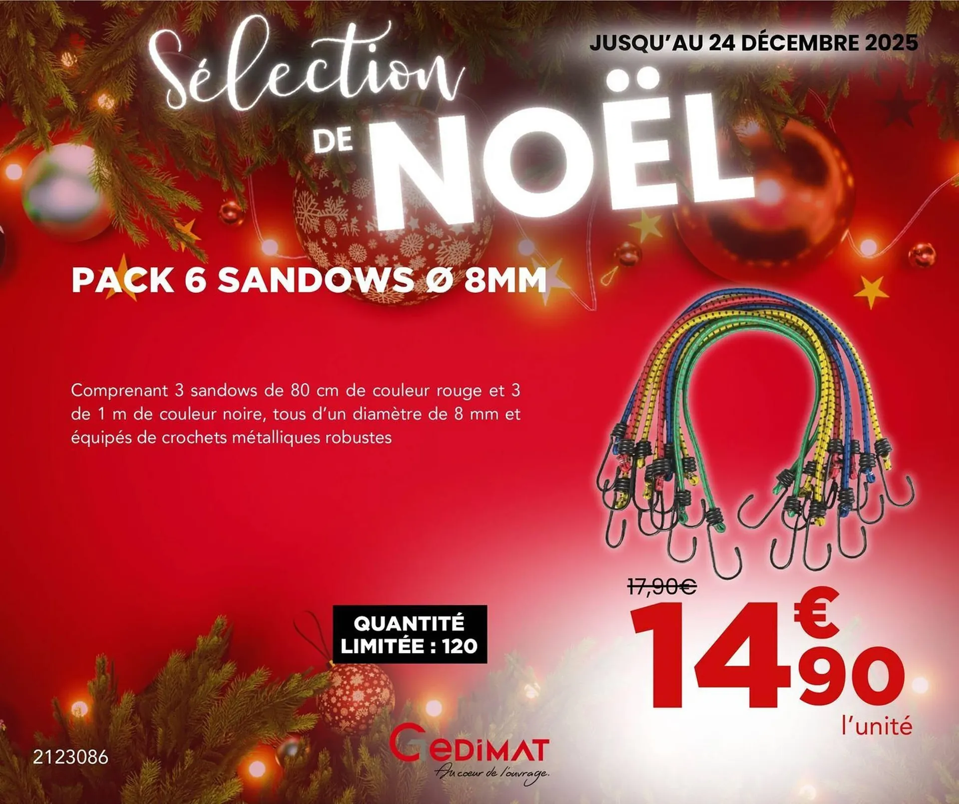 Catalogue Gedimat du 3 décembre au 24 décembre 2025 - Catalogue page 14