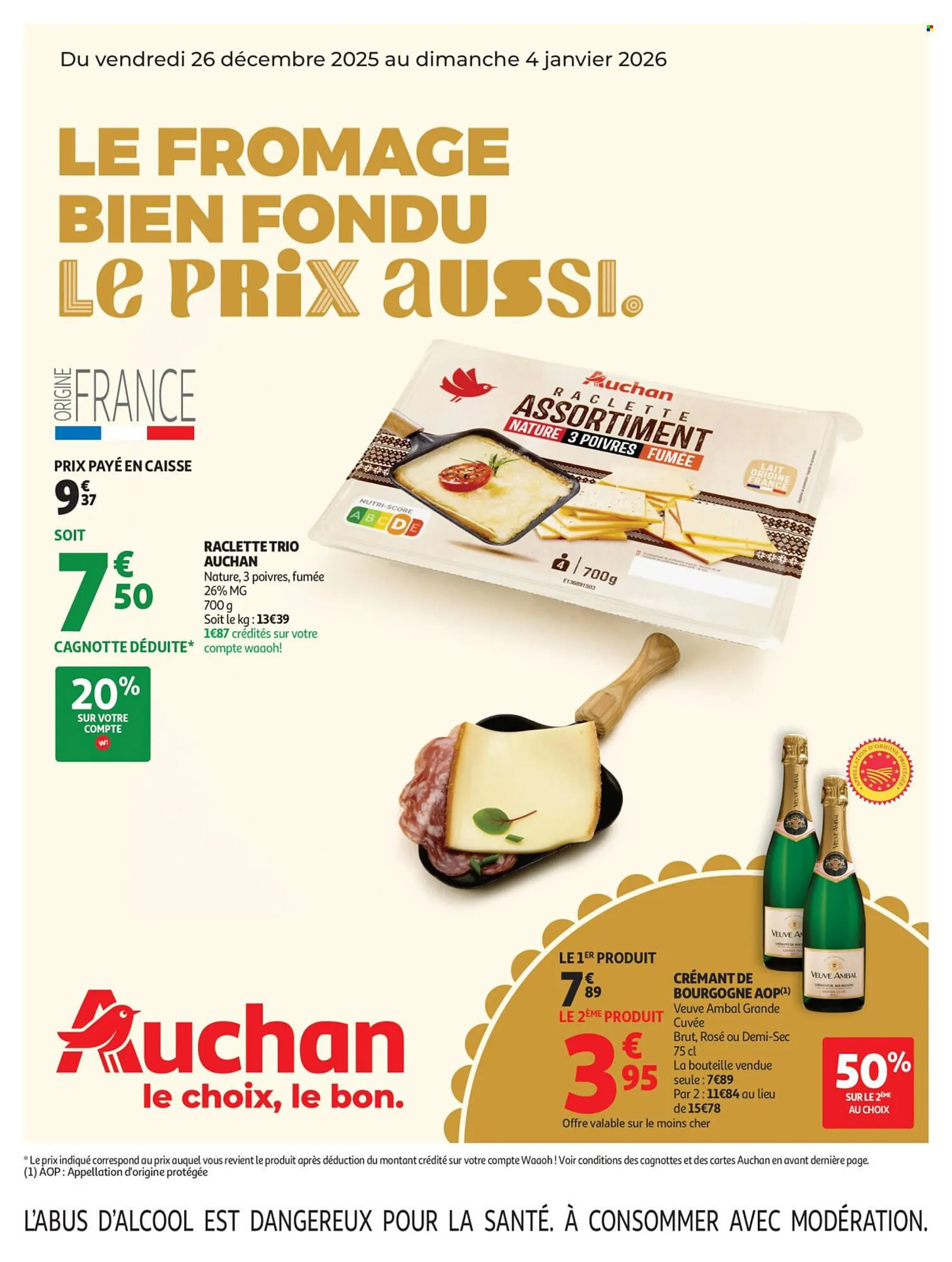 Catalogue Auchan du 26 décembre au 4 janvier 2026 - Catalogue page 1