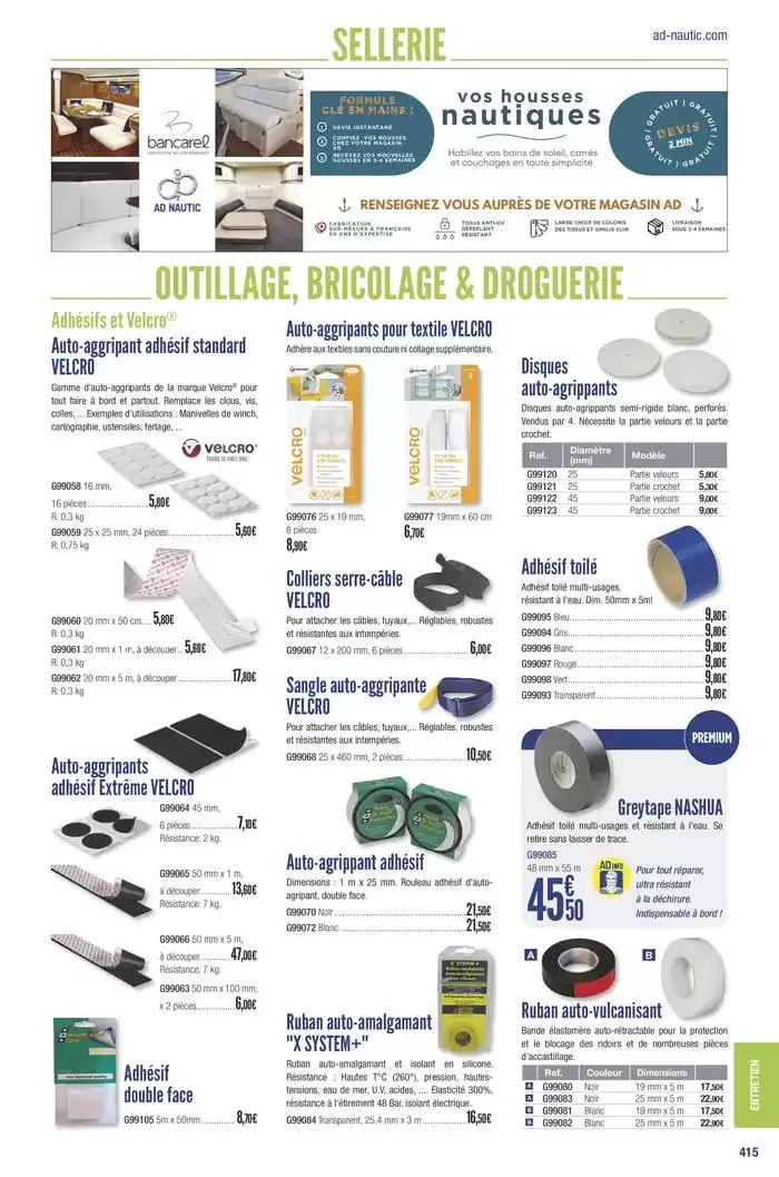 Catalogue Accastillage Diffusion 2025 du 1 janvier au 31 décembre 2025 - Catalogue page 417
