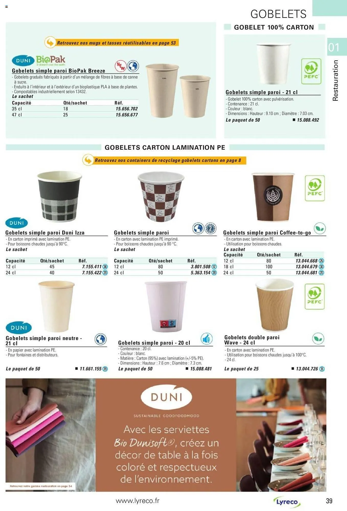 Catalogue Lyreco du 15 mai au 31 décembre 2023 - Catalogue page 39
