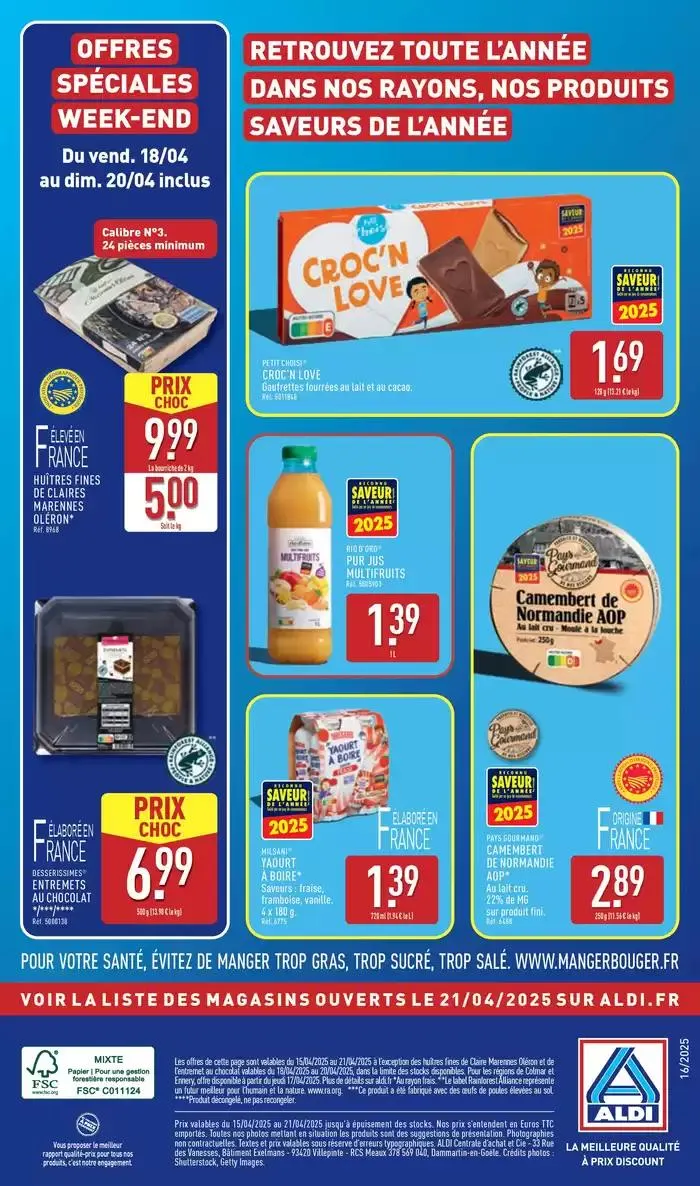 Arrivages de Pâques à prix discount du 15 avril au 21 avril 2025 - Catalogue page 57