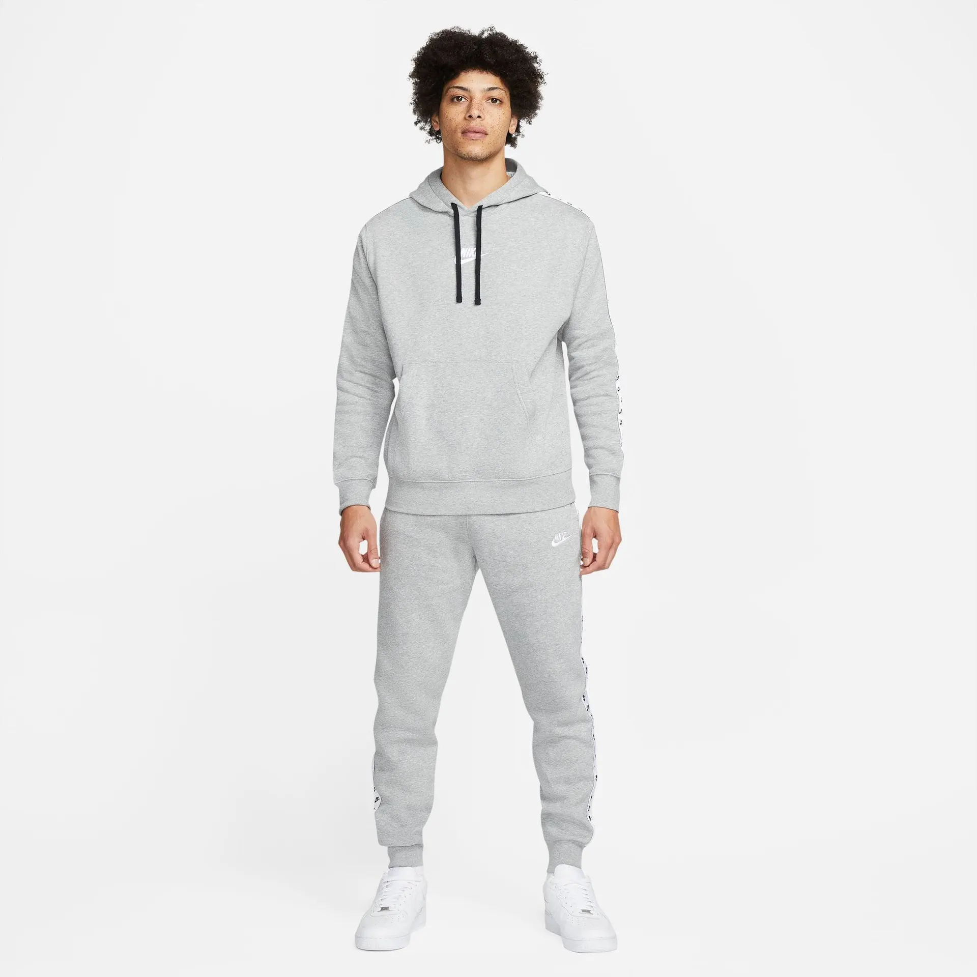 Survêtement Nike Sportswear Essential - Gris/Blanc
