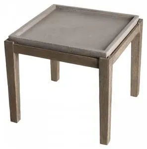 Table d'appoint de jardin carrée