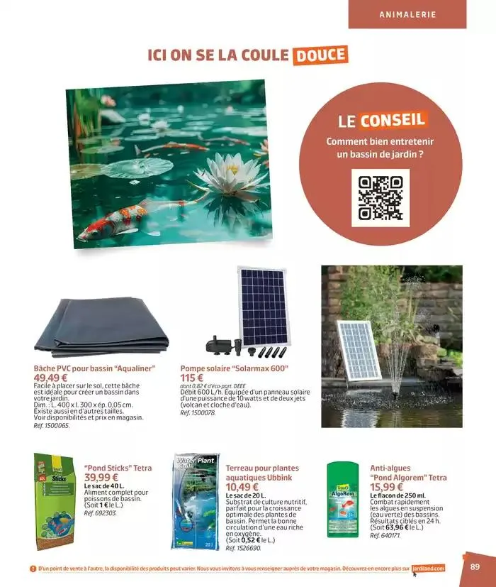 BARBEUC, SIESTE, PÉTANQUE PLACE À LA DÉTENTE du 27 février au 23 juin 2025 - Catalogue page 88