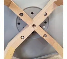 DESIGNETSAMAISON Lot De 4 Chaises Scandinaves Grises - Bjorn