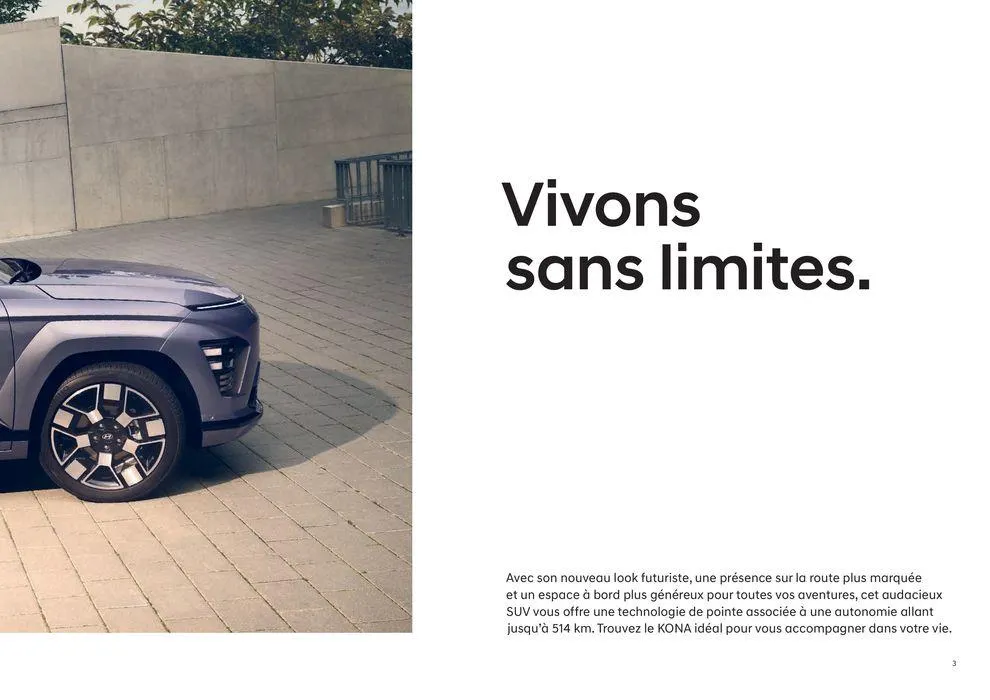 Hyundai KONA Electric Nouvelle G&eacute;n&eacute;ration du 3 septembre au 3 septembre 2025 - Catalogue page 3