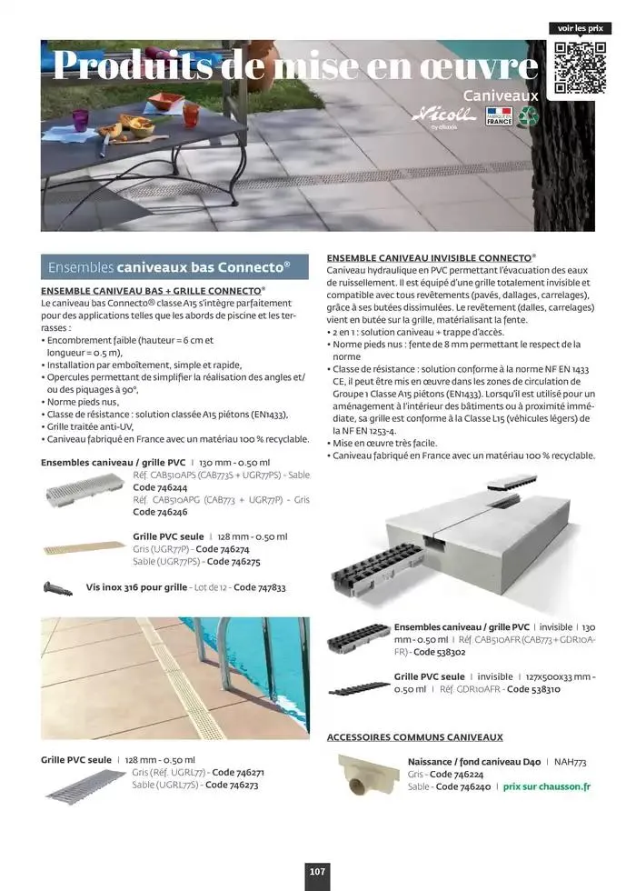 Aménagez votre extérieur SAISON 2025 du 1 janvier au 31 décembre 2025 - Catalogue page 109