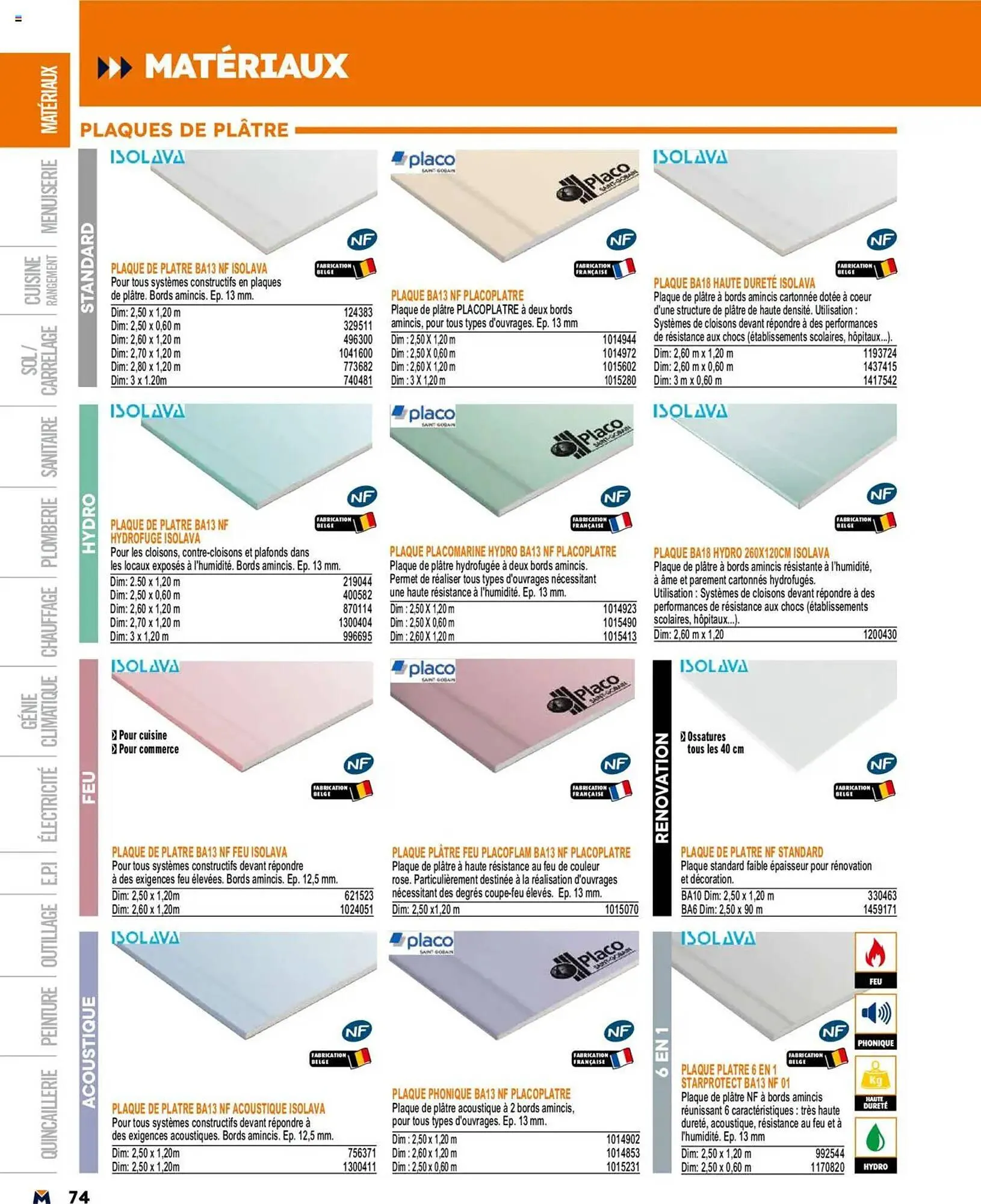 Catalogue Bricoman du 19 mars au 31 décembre 2025 - Catalogue page 74